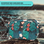 Bike Handlebar Bag, Bike Basket Front, Bicycle Front Bag, Waterproof Bike Frame Bag with Shoulder Strap Bike Storage Bag Shoulder Bag for Men Women Kids Outdoor Road MTB Cycling