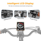 Cityscape 2.0 Electric Bike for Adults with 500W Motor, 36V 13AH Removable Battery Ebike, 26" Electric City Commuter Bike for Woman, 7-Speed and Front Suspension Bicycles UL2849