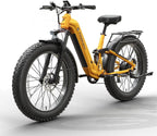 Electric Bike for Adults 960W,48V 20AH Battery Adult Electric Bicycles,26" Fat Tire Full Suspension Step-Thru Ebike,28Mph Mountain Ebike,7 Speed,Boxer ST,UL2849 Compliant
