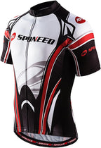 Bike Jersey and Compression Shorts Sets Men'S Biking Shirt with Pockets Ride Clothing Gear