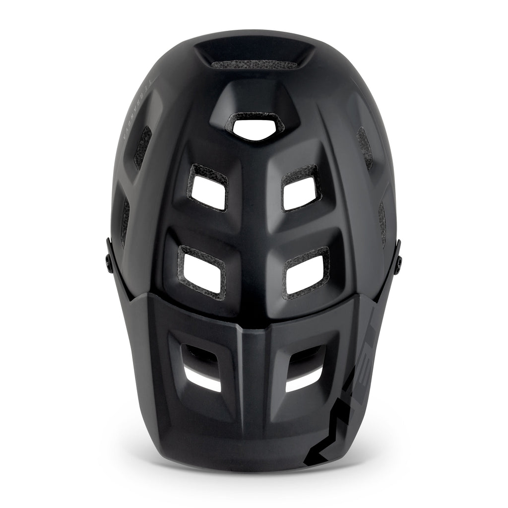 Terranova MIPS Mountain Bike Helmet in Matte Black with Glossy Black Accent, Size Small