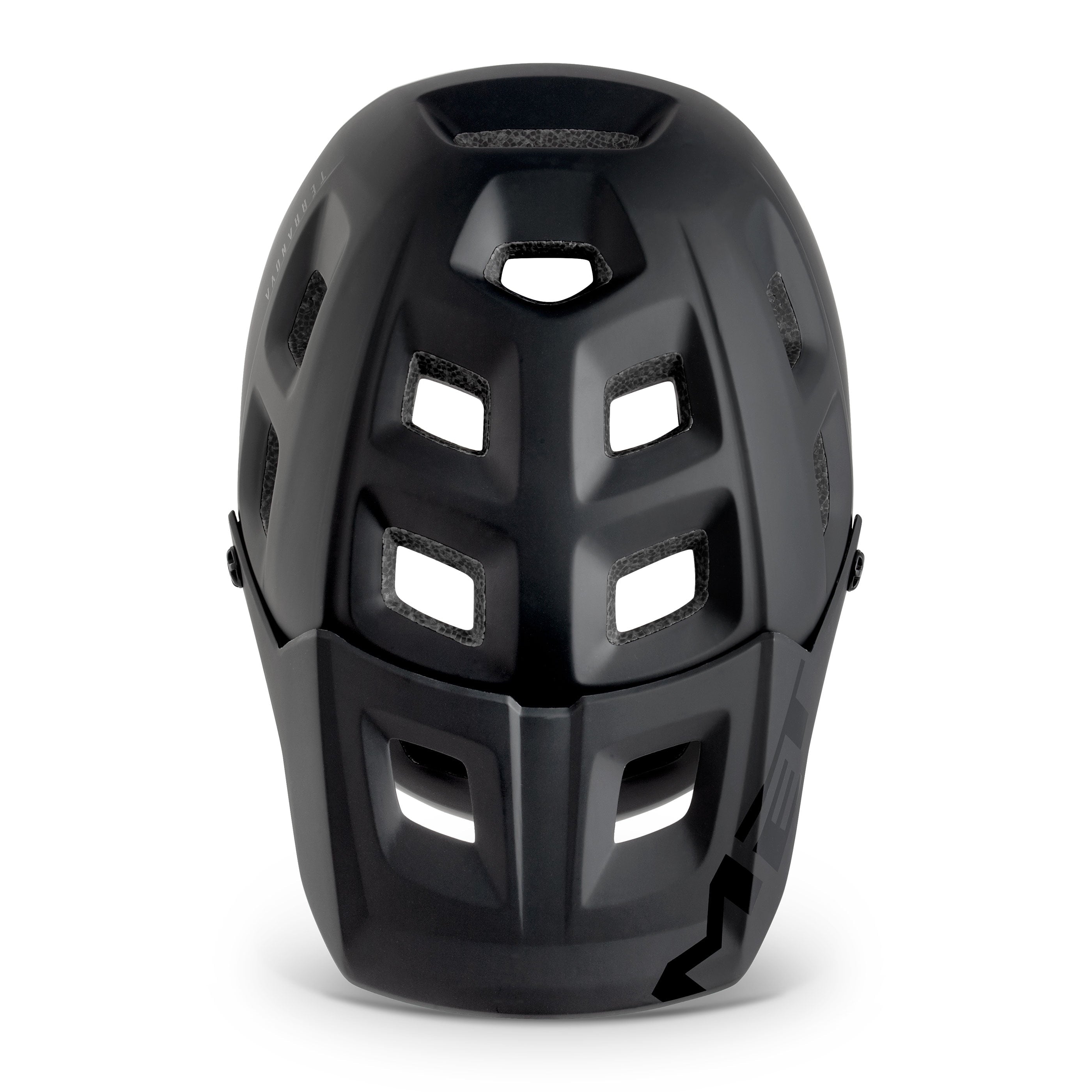 Terranova MIPS Mountain Bike Helmet in Matte Black with Glossy Black Accent, Size Small