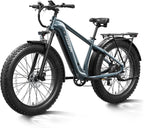 Beagle Electric Mountain Bike for Adults 720W,48V 15AH Battery Ebike, Full Suspension 26" Fat Tire E Bike,18Mph Electric Bicycle,7 Speed Hydraulic Disc Brakes,Ul2849 Compliant