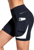 4D Padded Bike Shorts Women Cycling Underwear Gel Padding Pockets