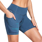 4D Padded Bike Shorts Women Cycling Underwear Gel Padding Pockets