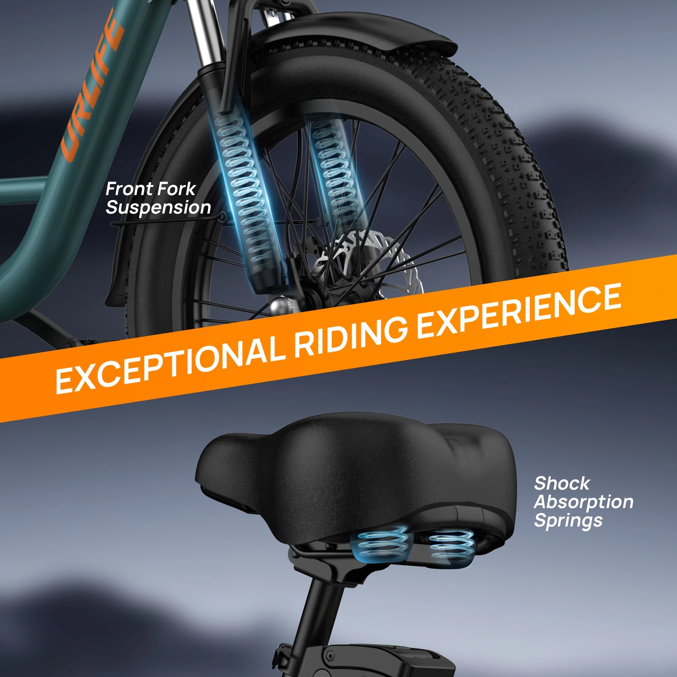 20" Electric Bike for Adults, 750W Peak Motor, 48V 13AH Remobavle Battery, 7-Speed Commuting Ebike, Ul2849-Green