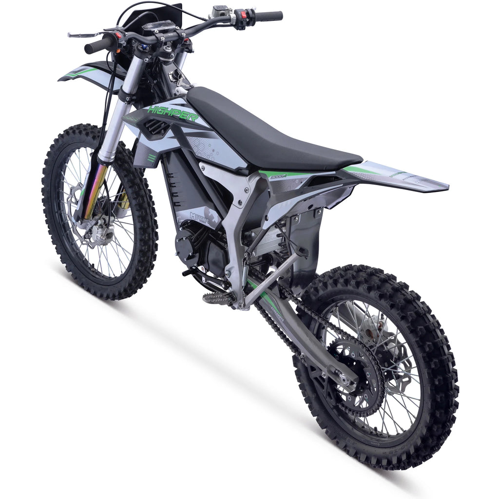 Venom 72V 12000W Electric Dirt Bike White