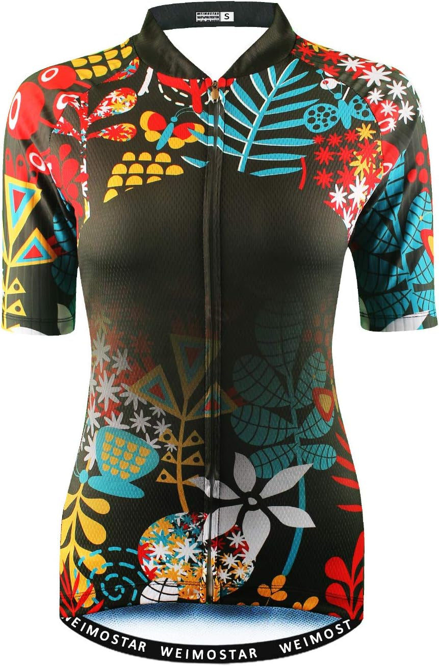 Women Cycling Jersey Short Sleeve Bicycle Shirt Green Summer Bike Jerseys