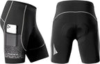 Men'S Cycling Shorts Padded Bicycle Riding Pants Bike Biking Clothes Cycle Wear Tights