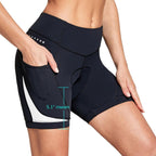 4D Padded Bike Shorts Women Cycling Underwear Gel Padding Pockets