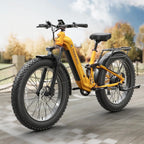 Electric Bike for Adults 960W,48V 20AH Battery Adult Electric Bicycles,26" Fat Tire Full Suspension Step-Thru Ebike,28Mph Mountain Ebike,7 Speed,Boxer ST,UL2849 Compliant