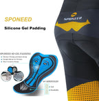 Men'S Cycling Shorts Padded Bicycle Riding Pants Bike Biking Clothes Cycle Wear Tights