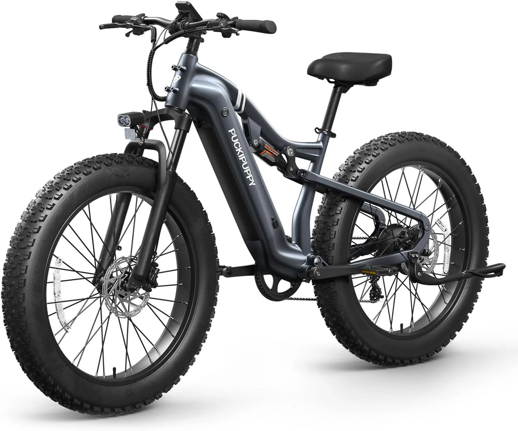Labrador Pro Electric Bicycles for Adults 1350W,48V 20AH Battery Adult Electric Bikes,26" Fat Tire Full Suspension Ebike,28Mph Mountain Beach E Bike,8 Speed,Ul2849 Compliant