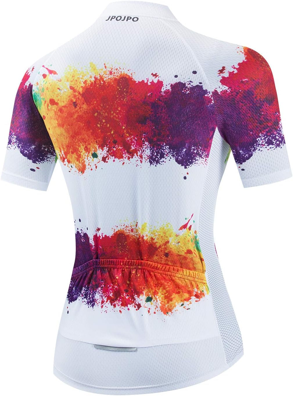 Womens Cycling Jersey Short Sleeve Road Bike Shirt Bicycle Biking Tops 4 Rear Pockets