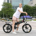 Samebike Electric Bike 350W Brushless Motor 48V10.4AH Battery Electric Bicycle 20-inch Tire Aluminum Alloy Folding Frame E Bike