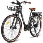 SAMEBIKE RS-A07 Electric Bicycle 500W Brushless Motor Electric Bike 36V13AH Lithium Battery 28inch City Travel Disc Brake E-Bike