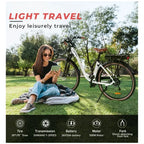SAMEBIKE RS-A07 Electric Bicycle 500W Brushless Motor Electric Bike 36V13AH Lithium Battery 28inch City Travel Disc Brake E-Bike