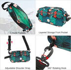 Bike Handlebar Bag, Bike Basket Front, Bicycle Front Bag, Waterproof Bike Frame Bag with Shoulder Strap Bike Storage Bag Shoulder Bag for Men Women Kids Outdoor Road MTB Cycling