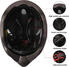 Adult Bike Helmet,Bicycle Helmet with Removable Magnetic Goggles & USB Rechargeable LED Light Road Mountain Bike Helmet Adjustable Size Ultralight Cycling Helmet Men Women SM-T88