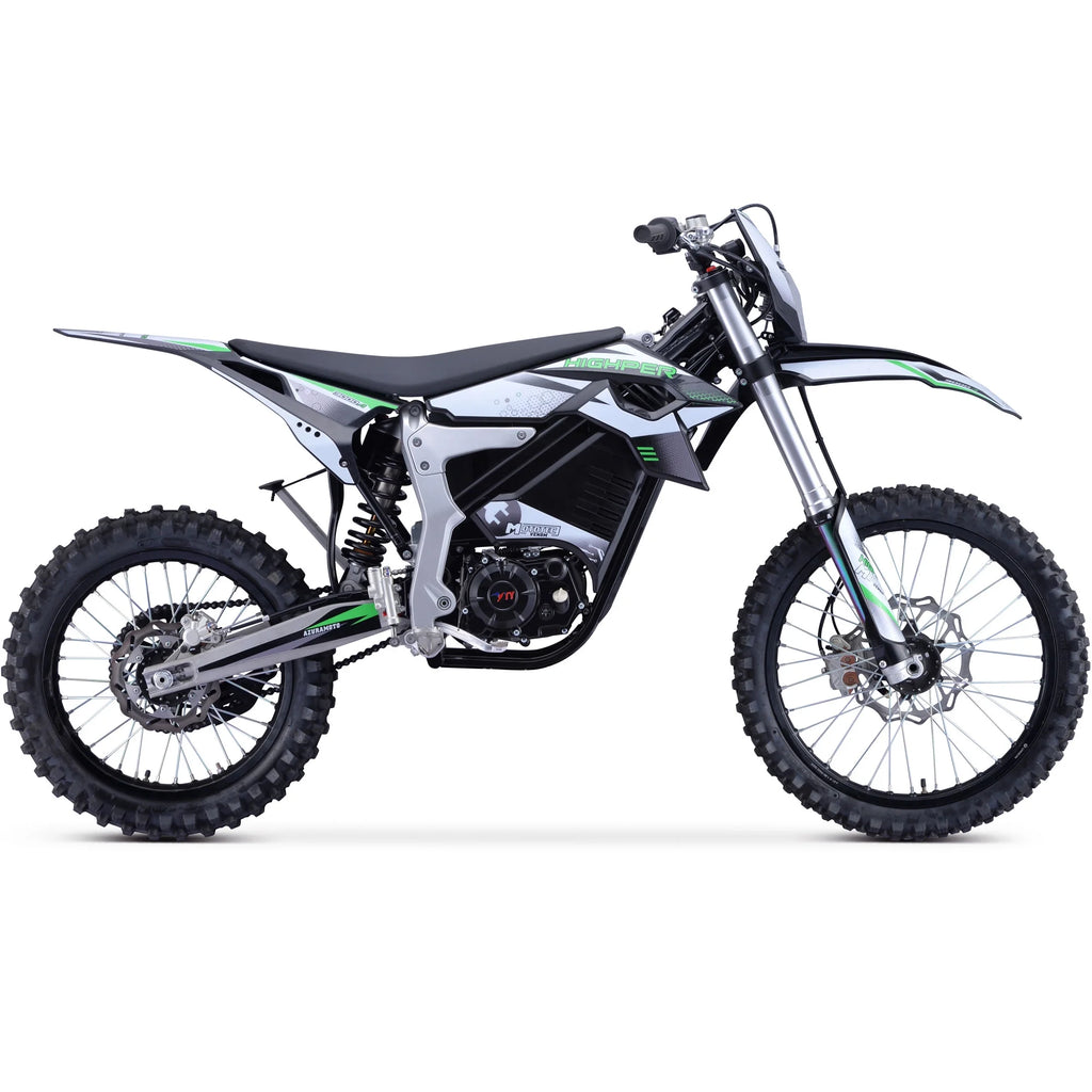 Venom 72V 12000W Electric Dirt Bike White