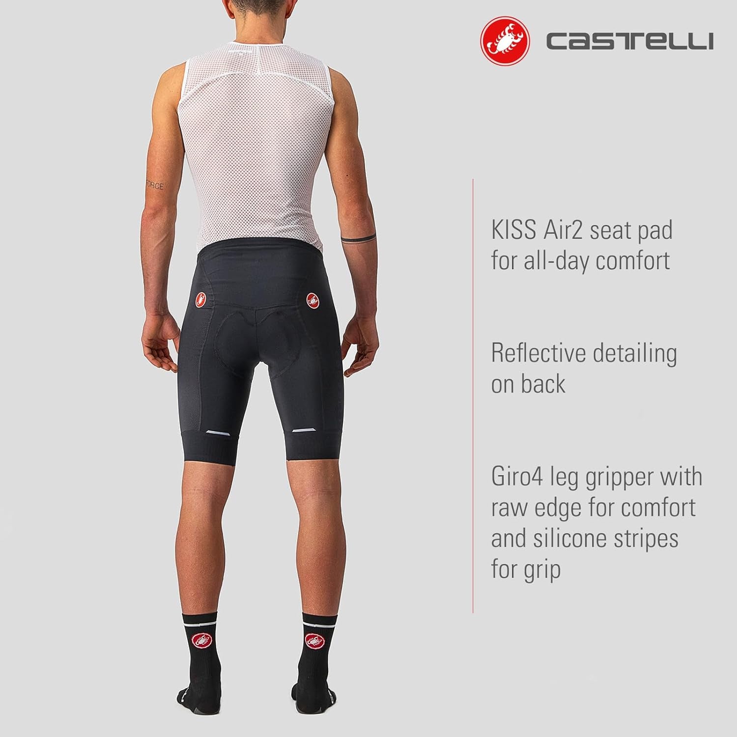 Men'S Competizione Short for Road and Gravel Biking L Cycling