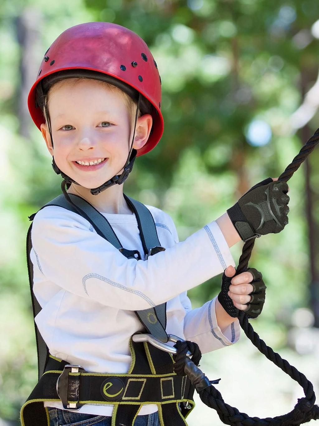 4 Pairs Kids Half Finger Cycling Sport Gloves