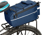 Bike Panniers Bike Trunk Bag Insulated Bag for Warm/Cool Items, Bicycle Rear Rack Storage Luggage Bicycle Seat Multifunctional Insulated Trunk Cooler Bag Shoulder Bag 11.4 6.3 6.7In