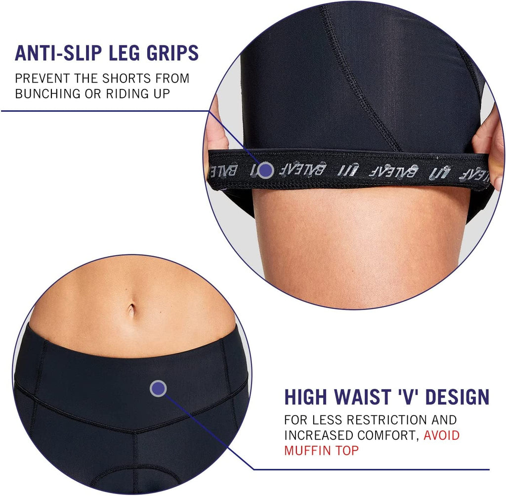 4D Padded Bike Shorts Women Cycling Underwear Gel Padding Pockets