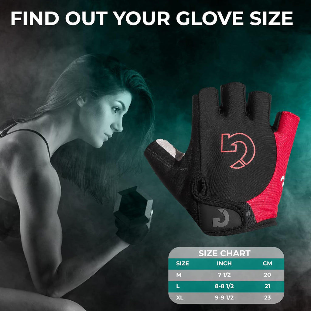 Cycling Gloves Bike Bicycle Motorcycle Glove Mountain Bike Gloves MTB Shockproof Foam Padded Outdoor Workout Sports Half Finger Short Gloves Guantes