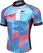 Men'S Cycling Jersey Set - Reflective Quick-Dry Biking Shirt and 3D Padded Cycling Bike Shorts
